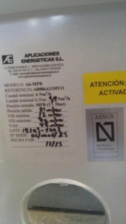 caracteristicas armario regulacion gas natural